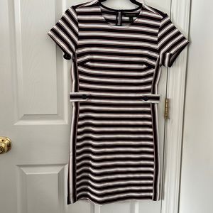 Striped Banana Republic dress